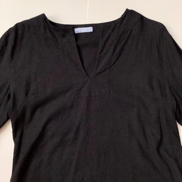 Black Boho Tunic Top - Picture 3 of 5